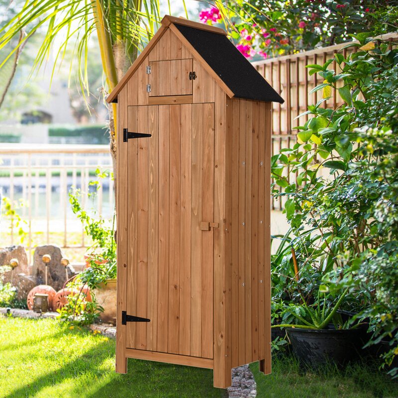 Mcombo Garden 3 Ft W X 2 Ft D Solid Wood Tool Shed And Reviews Wayfair